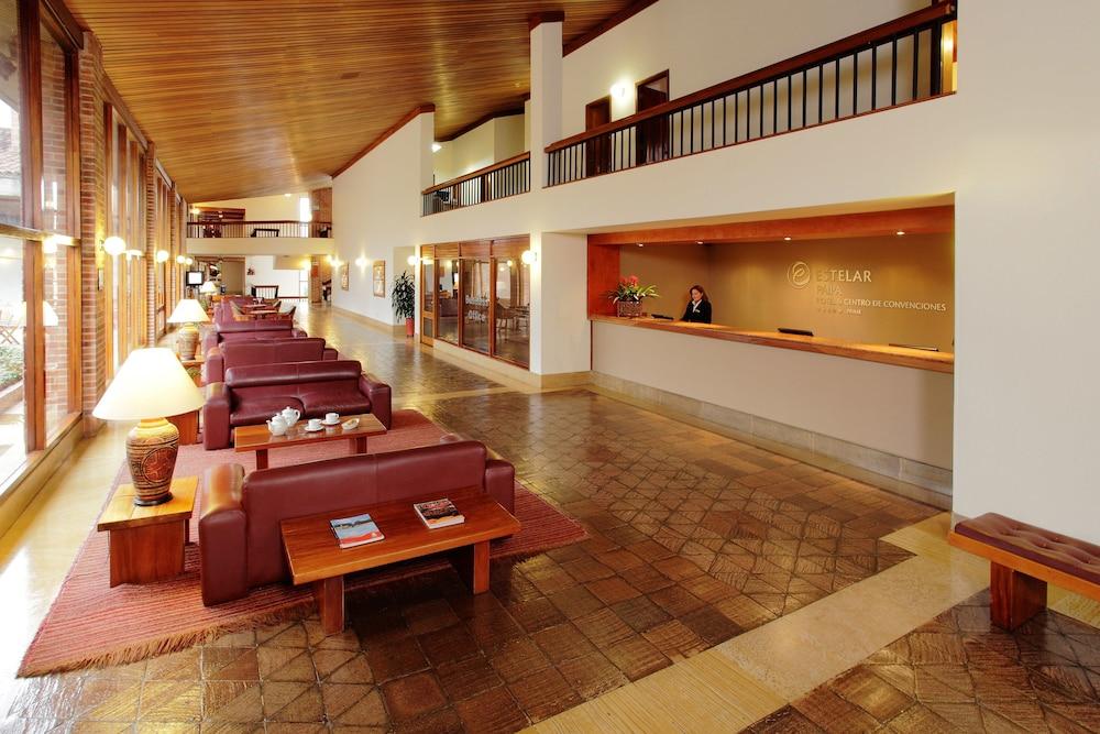 Estelar Paipa Hotel Spa&Y Centro De Convenciones Exterior foto The lobby of the hotel